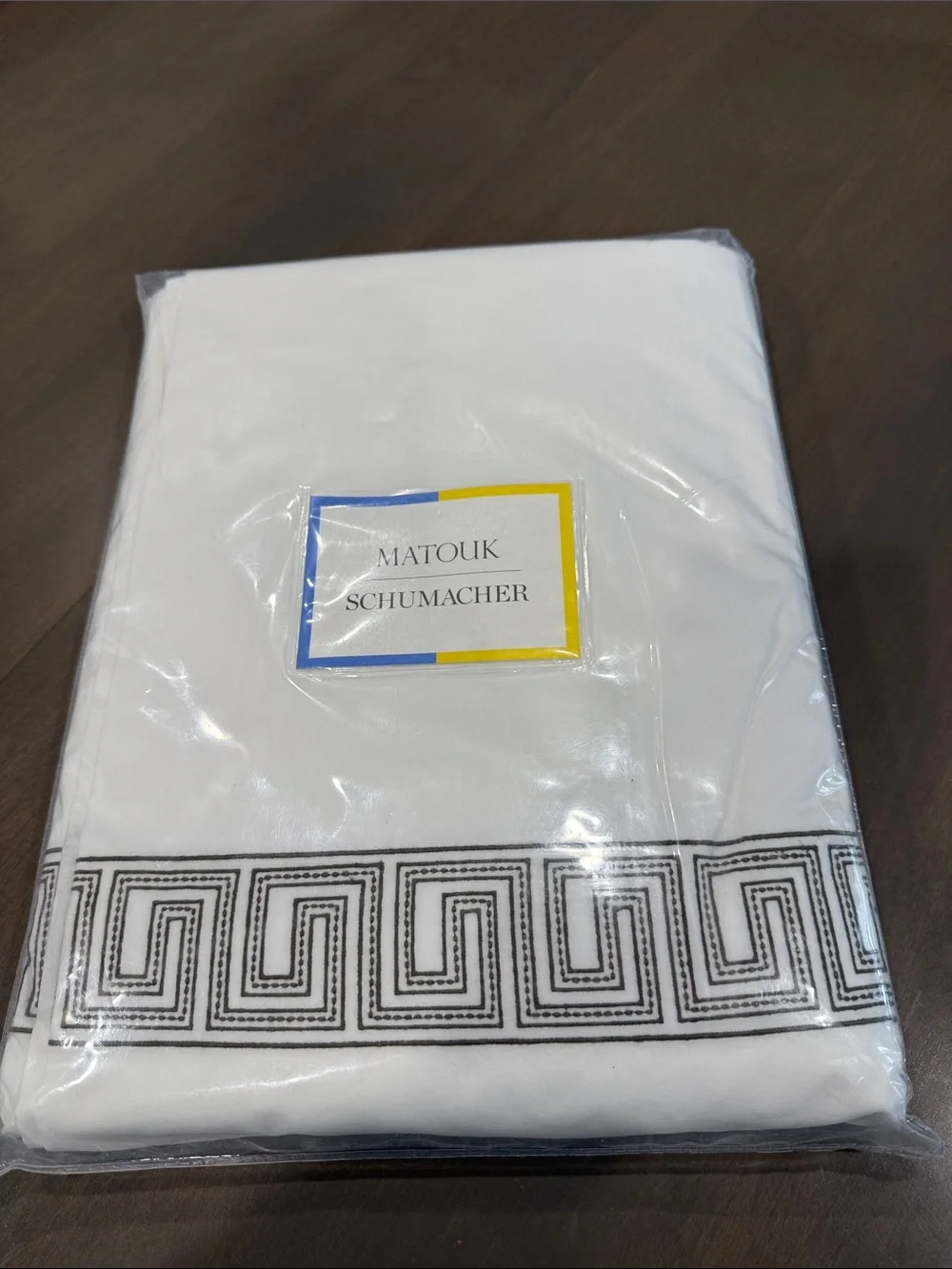 Matouk NIP Ophelia Percale Duvet Cover, Full/Queen $985 MSRP